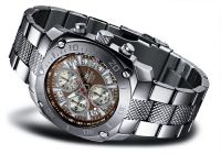 FIREFOX TRANSPORTER Edelstahl Chronograph FFS19-106 Blatt braun